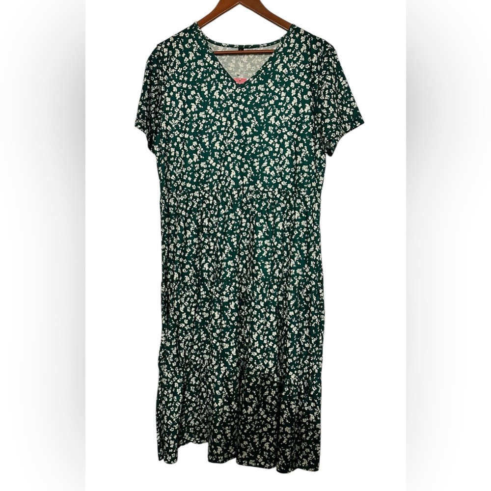 Floral Green Dress
